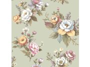 Flis tapeta za zid, zelena, cvijeće, 8331, Blooming Garden 2, Parato by Cristiana Masi | Ljepilo Gratis Parato by Cristiana Masi
