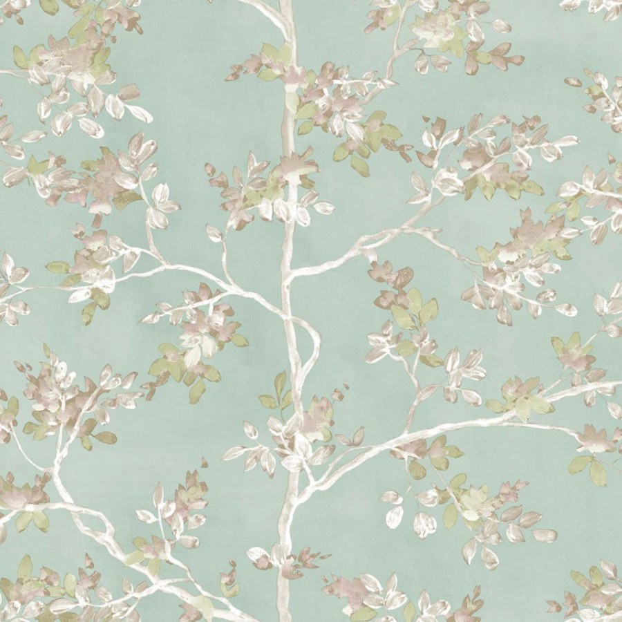 Flis tapeta za zid, zelena, drveće, lišće, 8321, Blooming Garden 2, Parato by Cristiana Masi | Ljepilo Gratis - Parato by Cristiana Masi