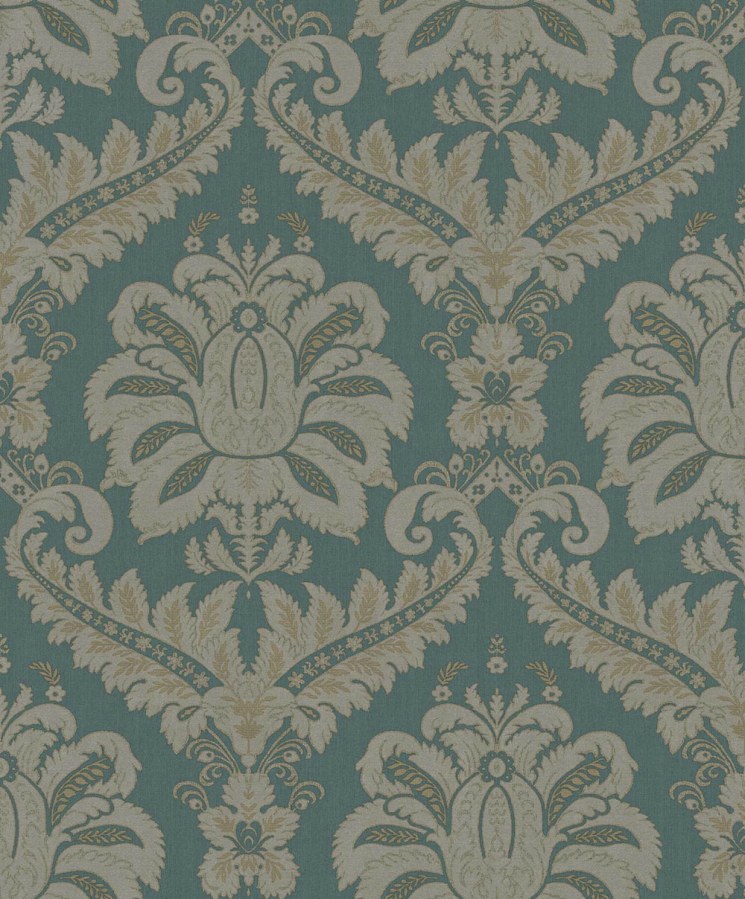 Flis tapeta za zid, zelena, dvorska, 35925, Ornamenta, Parato by Cristiana Masi | Ljepilo Gratis
