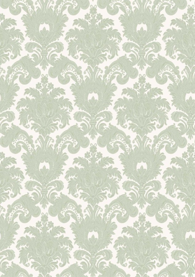 Flis tapeta za zid, zelena, dvorski uzorak, 23615, The Best Classic & Elegant, Cristiana Masi by Parato | Ljepilo Gratis