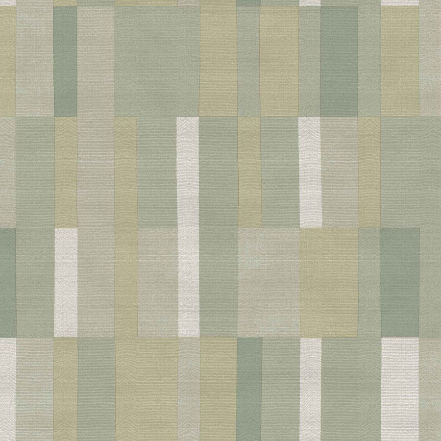 Zelena geometrijska flis tapeta za zid, 43835, Terra, Cristiana Masi by Parato | Ljepilo Gratis