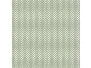 Zelena flis tapeta za zid s bijelim listićima, 12361, Fiori Country, Parato | Ljepilo Gratis Parato by Cristiana Masi