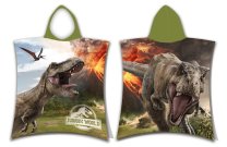 JERRY FABRICS Pončo Jurassic world Volcano Pamuk - Frotir, 50/115 cm Oušky, ručnici, pončo - **ponča**