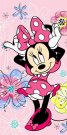 JERRY FABRICS Ručnik Minnie roza mašna Pamuk - Frotir, 70/140 cm Oušky, ručnici, pončo - **plážové osušky** → **plažne ručnike**