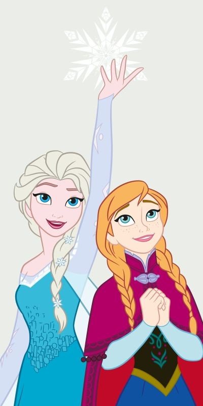HALANTEX Ručnik Ledeno Kraljevstvo Bavlna - Frotir, 70/140 cm - **plážové osušky** → **plažne ručnike**
