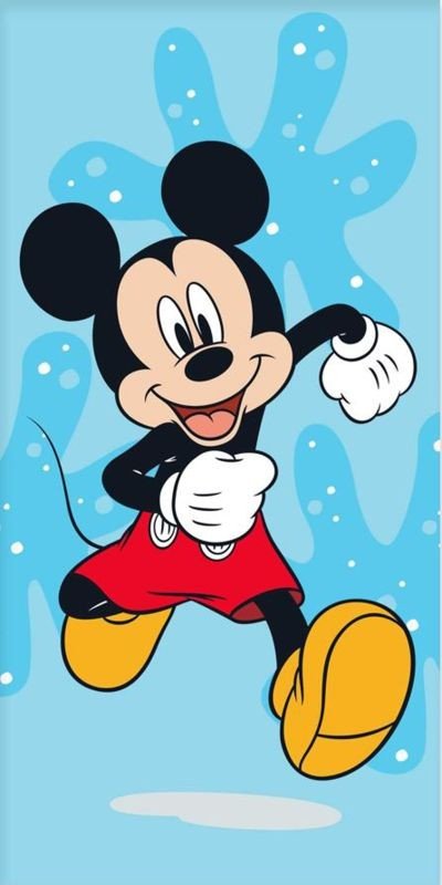 Oušky, ručnici, pončo - **plážové osušky** → **plažne ručnike** - HALANTEX Ručnik Mickey Bavlna - Frotir, 70/140 cm HALANTEX Ručnik Mickey Bavlna - Frotir, 70/140 cm - **plážové osušky** → **plažne ručnike**