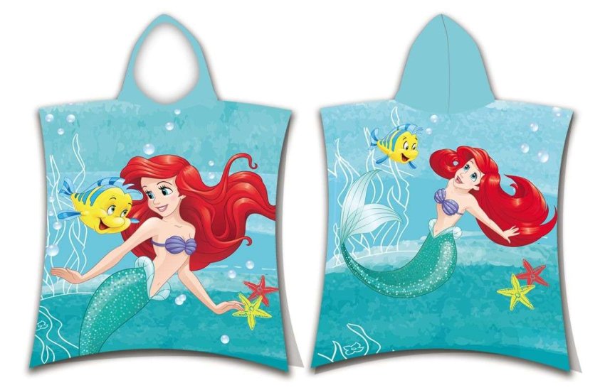 JERRY FABRICS Pončo Ariel Friends Pamuk - Frotir, 50/115 cm - **ponča**