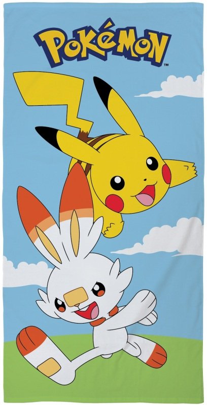 HALANTEX Ručnik Pokémon proljeće Bavlna - Frotir, 70/140 cm - **plážové osušky** → **plažne ručnike**