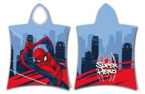 JERRY FABRICS Pončo Spiderman Super Hero Pamuk - Frotir, 50/115 cm Oušky, ručnici, pončo - **ponča**