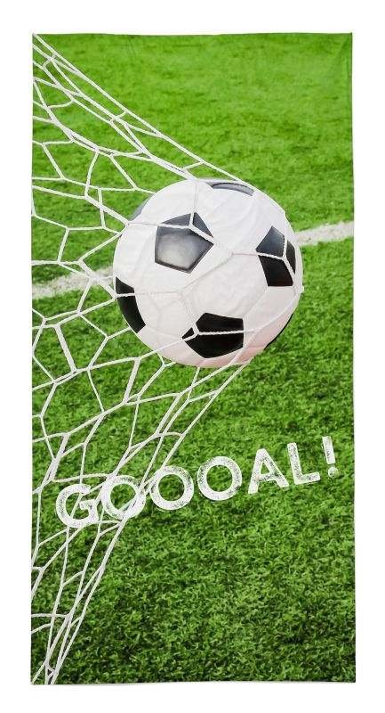 DETEXPOL Ručnik Nogomet gol Pamuk - Frotir, 70/140 cm - **plážové osušky** → **plažne ručnike**