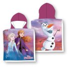 FARO Pončo Ledeno Kraljevstvo Anna Elsa Olaf Pamuk - Frotir, 55/110 cm