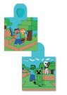 FARO Minecraft pončo Pamuk - Frotir, 55/110 cm Oušky, ručnici, pončo - **ponča**