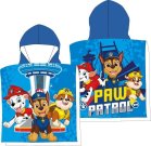 FARO Pončo Paw Patrol plava Pamuk - Frotir, 55/110 cm Oušky, ručnici, pončo - **ponča**