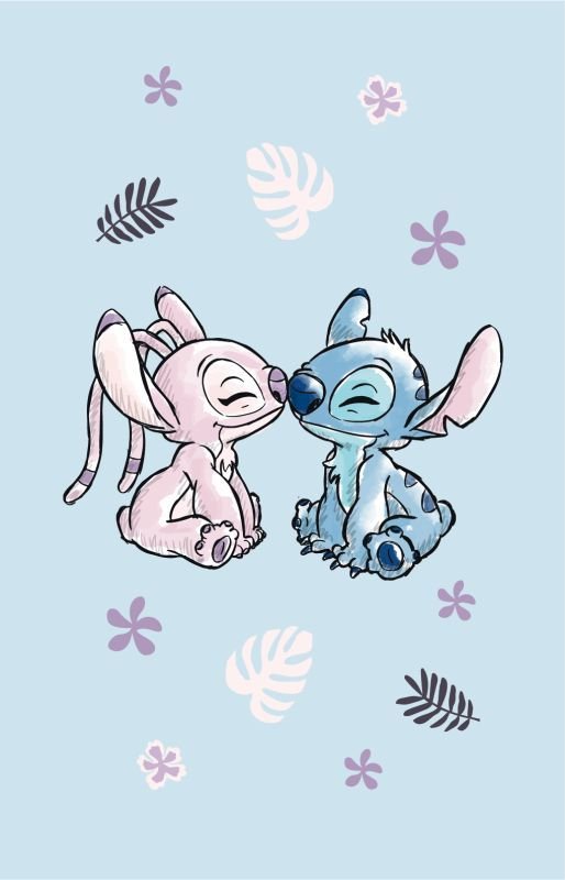 JERRY FABRICS Dječji ručnik Lilo and Stitch Svijetloplavi Pamuk - Frotir, 50/30 cm JERRY FABRICS Dječji ručnik Lilo and Stitch Svijetloplavi Pamuk - Frotir, 50/30 cm