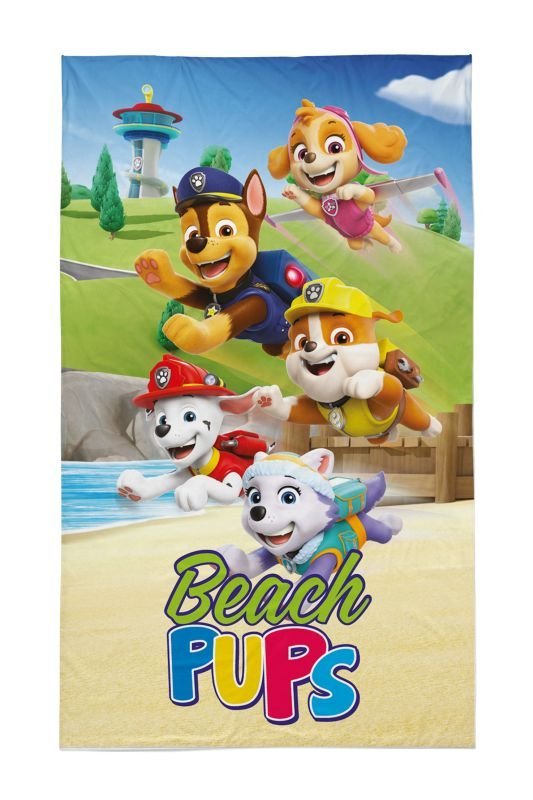 DETEXPOL Dječji ručnik Paw Patrol beach Pamuk - Frotir, 50/30 cm - Dječji ručnici 50×30 cm
