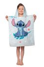 JERRY FABRICS Pončo Lilo and Stitch Blue Pamuk - Frotir, 50/115 cm Oušky, ručnici, pončo - **ponča**