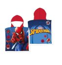 FARO Pončo Spiderman plava micro Poliester - mikrovlakno, 50/100 Oušky, ručnici, pončo - **ponča**