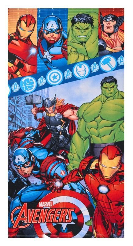 FARO Ručnik Micro Avengers Hero Polyester, 70/140 cm - **plážové osušky** → **plažne ručnike**
