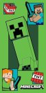 JERRY FABRICS Ručnik Minecraft Creeper Coming Bavlna - Froté, 70/140 cm Oušky, ručnici, pončo - **plážové osušky** → **plažne ručnike**