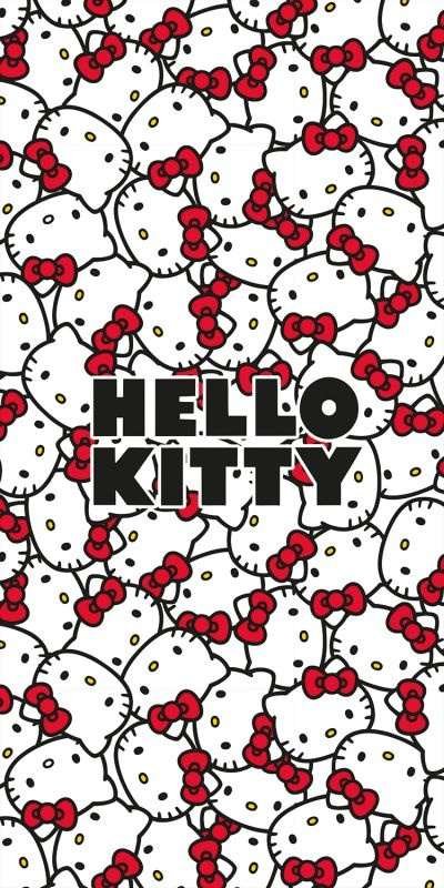 JERRY FABRICS Ručnik Hello Kitty Pamuk - Frotir, 70/140 cm JERRY FABRICS Ručnik Hello Kitty Pamuk - Frotir, 70/140 cm