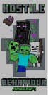 JERRY FABRICS Ručnik Minecraft Hostile Behaviour Pamuk - Frotir, 70/140 cm Oušky, ručnici, pončo - **plážové osušky** → **plažne ručnike**