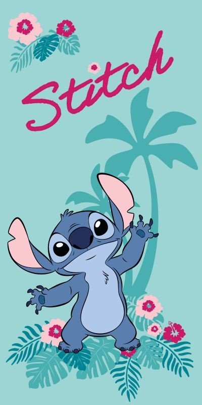 JERRY FABRICS Ručnik Micro Lilo and Stitch Hawaii Poliester, 70/140 cm JERRY FABRICS Ručnik Micro Lilo and Stitch Hawaii Poliester, 70/140 cm