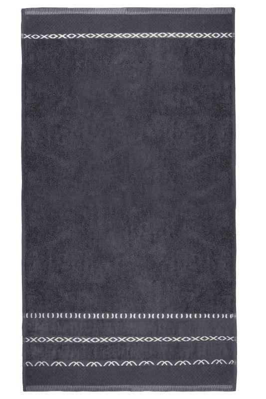 DETEXPOL Frotir ručnik GINO grafitna  Pamuk 550g, 50/90 cm