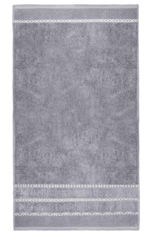 DETEXPOL Frotir ručnik GINO siva Pamuk 550g, 50/90 cm - ručnici 50×90 cm