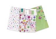FARO Kuhinjske krpe Kuke 3 kom seta Cvijeće s printom Pamuk, 40/60 cm **Utěrky** → **Krpe**