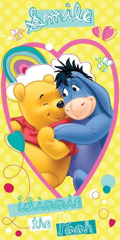 JERRY FABRICS Ručnik Medvjedić Pů Smile  Bavlna - Frotir, 70/140 cm