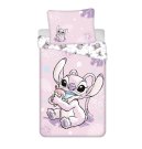 JERRY FABRICS Posteljina Lilo and Stitch Ice cream Pamuk, 140/200, 70/90 cm Posteljina sa licencijom