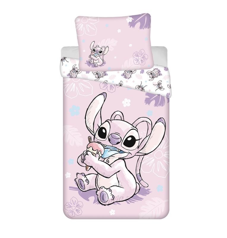Posteljina sa licencijom - JERRY FABRICS Posteljina Lilo and Stitch Ice cream Pamuk, 140/200, 70/90 cm JERRY FABRICS Posteljina Lilo and Stitch Ice cream Pamuk, 140/200, 70/90 cm - Posteljina sa licencijom