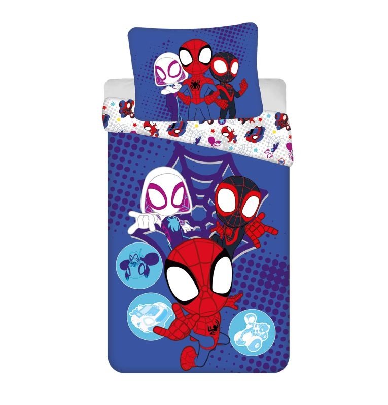 JERRY FABRICS Posteljina Spidey  Pamuk, 140/200, 70/90 cm