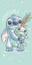 JERRY FABRICS Ručnik Lilo and Stitch Buddies Bavlna - Froté, 70/140 cm Oušky, ručnici, pončo - **plážové osušky** → **plažne ručnike**