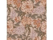 Bež flis cvjetna tapeta za zid, 139380, Vintage Flowers, Esta Home
