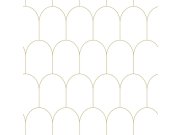 Esta Home - Bijela flis tapeta, geometrijski lučni uzorak 139139, Art Deco, Esta Bijela flis tapeta, geometrijski lučni uzorak 139139, Art Deco, Esta