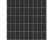 Crna geometrijska flis tapeta za zid, 139032, Scandi cool, Esta