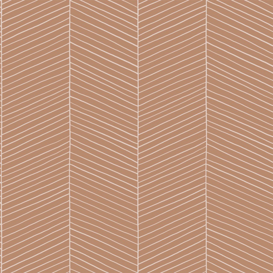 Geometrijska flis tapeta za zid, smeđa, 139357, Bloom, Esta Home