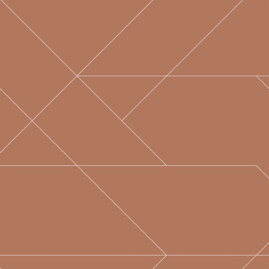 Geometrijska flis tapeta za zid, smeđa, 139373, Bloom, Esta Home