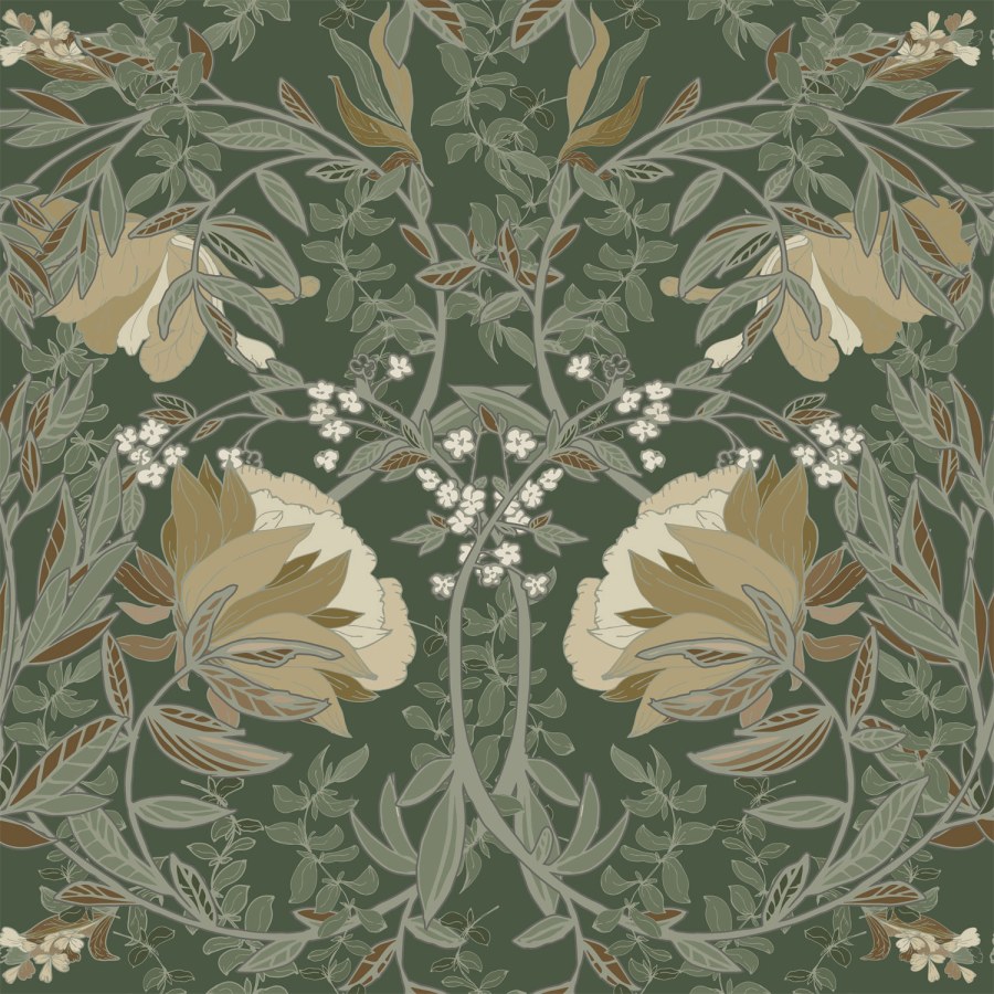 Secesijska flis cvjetna tapeta za zid, 139420, Vintage Flowers, Esta Home Secesijska flis cvjetna tapeta za zid, 139420, Vintage Flowers, Esta Home