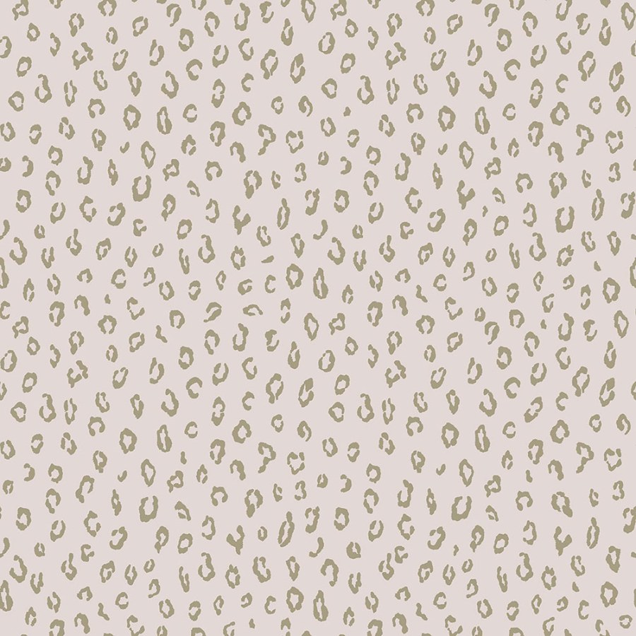 Staroružičasta flis tapeta za zid, zlatni uzorak leoparda 139273, Forest Friends, Esta Staroružičasta flis tapeta za zid, zlatni uzorak leoparda 139273, Forest Friends, Esta