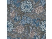 Siva flis cvjetna tapeta za zid, 139480, Vintage Flowers, Esta Home
