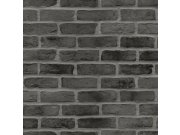 Esta Home - Flis crna tapeta za zid cigle, zid od cigle 139138, Black & White, Esta Flis crna tapeta za zid cigle, zid od cigle 139138, Black & White, Esta