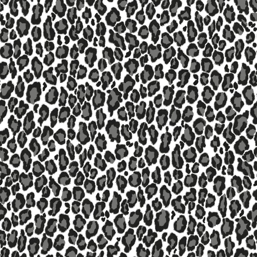 Esta Home - Flis crno-bijela tapeta - imitacija leopardove kože 136810, Paradise, Esta Home Flis crno-bijela tapeta - imitacija leopardove kože 136810, Paradise, Esta Home - Esta Home