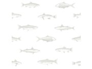 Esta Home - Flis tapeta bijela se srebrnim ribama 138966, Regatta Crew, Esta Flis tapeta bijela se srebrnim ribama 138966, Regatta Crew, Esta