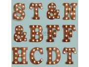 Flis tapeta za zid 138851, Slova, Neony, FAB, Esta