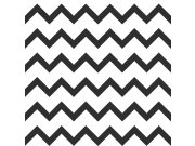 Esta Home - Flis tapeta za zid, crno-bijeli cik-cak uzorak 139115, Black & White, Esta Flis tapeta za zid, crno-bijeli cik-cak uzorak 139115, Black & White, Esta