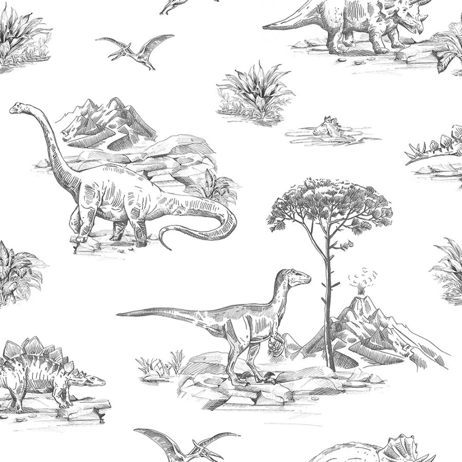 Flis tapeta za zid, Dinosauri 139269, Forest Friends, Esta Flis tapeta za zid, Dinosauri 139269, Forest Friends, Esta