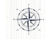 Flis tapeta za zid, Kompas na podlozi od drvenih obloga 138975, Regatta Crew, Esta Home Esta Home