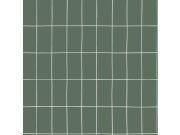 Zelena geometrijska flis tapeta za zid, 139031, Scandi cool, Esta Esta Home